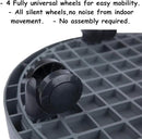 2 Pack of 11 Inch Heavy Duty Plant Caddy with Wheels,Rolling Plant Stand Pot Trolley,Wheeled Planter Saucer Tray,Potted Flower Mover Dolly with Casters Round Coaster for Indoor Outdoor by GreenHaven Gardens