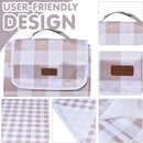 80"x80" Extra Large Waterproof Outdoor Mat - Sandproof Foldable Picnic Blanket for Family Camping, Backyard, Beach Parties - Heavy Duty & Easy Storage (Light Brown) by TinyTreasures Baby Boutique