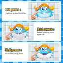 Baby Bath Toys,Light Up Crab Bubble Machine Blower with LED Lights,3 Cute Wind-Up Bath Toys for Kids Ages 1-3 4-8 Toddler Bathub Toy Great Birthday Gifts for Kids by TinyTreasures Baby Boutique