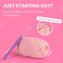 Cookie Box Crochet Kit for Beginners - Learn to Craft Amigurumi Stuffed Animals - Knitting Gift for Kids and Adults - Beginner-Friendly Yarn - Stitch-by-Stitch Video Tutorial - Bunny Lola by TinyTreasures Baby Boutique