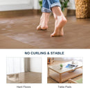 Clear Area Mat for Hard Floors, 4'×6' No Slip Vinyl Floor Mats for Under Dining Table, Pebble Patterned Waterproof Rug Protector for High Traffic Areas, Pet, Splat Mat by TinyTreasures Baby Boutique