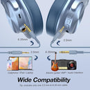 OneOdio A70 Bluetooth Over Ear Headphones, Wireless Headphones w/ 72H Playtime, Hi-Res, 3.5mm/6.35mm Wired Audio Jack for Studio Monitor & Mixing DJ Guitar AMP, Computer Laptop PC Tablet - Sky Blue by TinyTreasures Baby Boutique