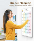 Dragon Touch 32" Digital Calendar Chore Chart – 1080P Full HD Interactive Touchscreen, Smart Family Planner, Hearth Display Digital Calendar Wall & Desk Mountable for Seamless Scheduling by TinyTreasures Baby Boutique