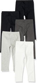 Amazon Essentials Girls and Toddlers' Leggings, Multipacks by TinyTreasures Baby Boutique