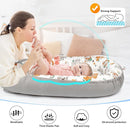 Baby Lounger - Breathable & Soft Baby Nest, Portable and Lightweight Tummy Time Lounger for Home and Travel, Ideal Newborn Babies Essentials Baby Shower Gifts by TinyTreasures Baby Boutique