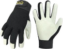 HLDD HANDLANDY Leather Work Gloves for Men & Women, Adjustable Wrist Cowhide Gardening Glove with Reinforced Palm for Driver by GreenHaven Gardens