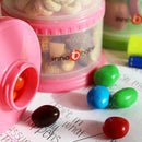 Innobaby Packin' Smart Stackable and Portable Storage System for Formula, Liquid, Baby Snacks and More. 3 Stackable Cups in Strawberry. BPA Free., 12 Ounce by TinyTreasures Baby Boutique