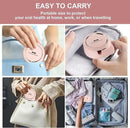 UV Toothbrush Sanitizer Holder, Toothbrush Sanitizer and Holder Cover Caps with Fan Drying, Rechargeable Portable Toothbrush Cleaner Case Fits Most Electric and Manual Toothbrushes (Pink) by CozyNest Decor