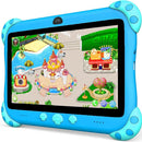YINOCHE 7 inch Kids Tablet with Case, WiFi, Android Toddler Tablet, 32GB Storage, Dual Camera, Shockproof Case, Parental Control Tablets Support Netflix YouTube for Toddlers (Green) by TinyTreasures Baby Boutique