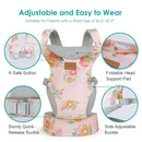 Baby Carrier Newborn to Toddler, Ergonomic Adjustable Toddler Carriers for 7-66 Lbs, Cozy Lightweight Infant Carrier with Neck Support, Baby Holder Carrier with Lumbar Support for Mom Dad by TinyTreasures Baby Boutique
