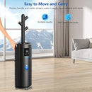 Large Humidifiers for Large Room 2000 sq ft, 17L/4.5Gal Humidifiers for Bedroom, Quiet Floor Humidifier with 4 Mist Mode & Extension Tube for Home Whole House School Office Commercial Plants by TinyTreasures Baby Boutique