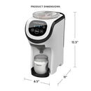 Baby Brezza Formula Pro Mini Baby Formula Mixer Machine Fits Small Spaces and is Portable for Travel– Bottle Makers Makes The Perfect Bottle for Your Infant On The Go, White by TinyTreasures Baby Boutique