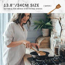 Wooden Spoons for Cooking, Nonstick Cooking Utensil Set with 4 Piece Acacia Wooden Spatulas and Spoons for Cooking, Terrific for Everyday Kitchen Tasks by CozyNest Decor