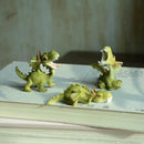 Top Collection Miniature Fairy Garden and Terrarium Statue, Sleepy Mini Dragon by GreenHaven Gardens