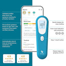 Kinsa QuickScan Smart Thermometer - No-Touch, Contactless Digital Forehead Thermometer for Babies, Kids, Adults - Works with a Smartphone App to Track Family Health & Offer Symptom Advice by TinyTreasures Baby Boutique