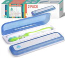 Pursonic Portable UV Toothbrush Sanitizer Case - Travel Toothbrush Sanitizer and Holder - for Electric and Manual Brush Heads with UV Light & Auto Shut Off Timer (2 Pack) by CozyNest Decor