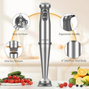 KOIOS Immersion Blender, 1000W Anti-scratch 3-in-1 Hand Blender, Upgraded 12 Speed Stainless Steel Blade Stick Blenders with Turbo Mode, Whisk and Milk Frother, Non-BPA by TinyTreasures Baby Boutique