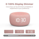 Buffbee Sound Machine & Alarm Clock 2-in-1-0-100% Display Dimmer, Under Light, Sleep Timer, Precise 30-Level Volume Control White Noise Machine by TinyTreasures Baby Boutique
