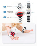 Infinno High Contrast Baby Toys Infant Rattle Socks and Wristband Set, Ideal Baby Sensery Toy Gifts for Newborn 0-12 Months, Perpect Black and White Toys for Boys and Girls As Baby Shower Gifts by TinyTreasures Baby Boutique