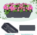 Vertical Garden Planter 3 Tier Raised Garden Bed Herb Planter Outdoor Standing Garden Planter Box with Drainage Holes Removable Tray for Patio Balcony Porch Grey by GreenHaven Gardens