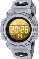 Kids Watch,Boys Watch for 3-15 Year Old Boys,Digital Sport Outdoor Multifunctional Chronograph LED 50 M Waterproof Alarm Calendar Analog Watch for Children with Silicone Band,Kids Gift by TinyTreasures Baby Boutique