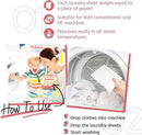 Laundry Detergent Sheets Up to 160 Loads, Magnolia - Great For Travel,Apartments, Dorms,CLEARALIF Laundry Detergent Strips Eco Friendly & Hypoallergenic - 80 Sheets by CozyNest Decor