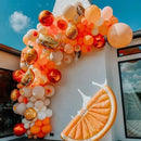130pcs Burnt Orange Balloons Different Sizes 18" 12" 10" 5" Retro Orange Latex Balloon Garland Arch Kit for Birthday Baby Shower Graduation Wedding Anniversary Party Decorations by CozyNest Decor
