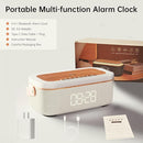 LOVME Alarm Clock Bluetooth Speaker for Bedroom, Bluetooth Stereo Sound Speaker, Fast 15W Wireless Charger, Dimmer, Night Light for Heavy Sleepers, Gift Set, Bedside(Khaki) by TinyTreasures Baby Boutique