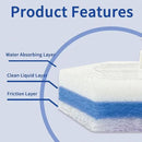 Aimery 100 Counts Blue Disposable Toilet Bowl Cleaning Wand Refills Compatible With Clorox(100,Blue) by CozyNest Decor