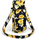 Betsey Johnson Insulated Water Bottle Pouch Holder Carrier Crossbag with Adjustable Shoulder Strap - Lightweight Polyester Accessories with Pockets Good for Hiking Sports by TinyTreasures Baby Boutique