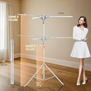 Tripod Drying Rack Height Adjustable, 2025 Upgraded Foldable Portable Standing Drying Rack,Carbon Steel Material Drying Rod, Easy to Install,Use for Indoor and Outdoor Clothes, Towel Drying by TinyTreasures Baby Boutique