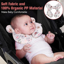 KAKIBLIN Baby Neck Pillow, Upgraded Baby Support Pillow,Babies Head Pillow,Neck Support Pillow for for Car Seat,Pushchair,Travel (Hippo) by TinyTreasures Baby Boutique