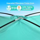 COMMOUDS Beach Tent Sun Shade for 3/4-5/6-7/8-10 Person, UPF 50+ Beach Sun Shelter Canopy Tent, Lightweight, Easy Set Up and Carry by TinyTreasures Baby Boutique