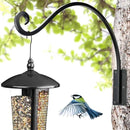 Heavy Duty Plant Hanger Bracket (22"/Black) Outdoor Hand-Forged Hanging Plant Bracket Durable and Stable Bird Feeder Hanger by GreenHaven Gardens