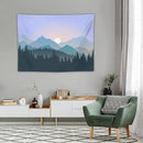 HZOHNAGO Mountain Tapestry Forest Mountain Sunrise Pattern Printed Wall Tapestry Wall Hanging for Bedroom Living Room Dorm 40" W x 30" H by CozyNest Decor
