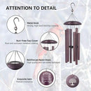 ASTARIN Memorial Wind Chimes Personalized, Bereavement Condolence Gifts for Loss of Mother Husband Wife, Customized Wind Chimes for Outside Deep Tone(Produced in USA) by CozyNest Decor