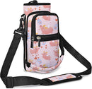 25/32/40/64oz Water Bottle Bag Holder Carrier-Insulated Crossbody Sling Case Sleeve with Strap & Pockets for Men Women Gym Cycling Travel Walking Hiking Camping by TinyTreasures Baby Boutique