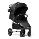Mompush Nova Baby Stroller for Toddler, Infant & Newborn | Spacious Seat & Lie-Flat Mode | Compact One-Hand Fold, UPF 50+ Canopy & All-Wheel Suspension | Includes Rain Cover & Cup Holder by TinyTreasures Baby Boutique