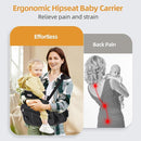 Baby Hip Seat Carrier, Ergonomic Waist Stool for Child Infant with Adjustable Strap Pocket Soft Base, Baby Hip Carrier for Newborns & Toddlers by TinyTreasures Baby Boutique