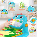 UMIKU Baby Play Mat Baby Toys Tummy Time Mat Activity Center for Newborn Infant Piano Tummy Time Music & Light Infant Boy Girl Gifts for Babies Toys 0-3 3-6 6-12 Months, Dinosaur Style by TinyTreasures Baby Boutique