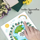 SHLINCO Teacher gift, thank you female teacher, creative fingerprint art souvenir, year-end gift, student DIY creativity, suitable for desktop ornaments by TinyTreasures Baby Boutique