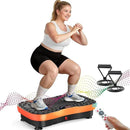 AXV Vibration Plate Exercise Machine Whole Body Workout Portable Mini Vibrate Fitness Platform Lymphatic Drainage Machine for Weight Loss Shaping Toning Wellness Home Gyms Workout (Mini) by CozyNest Decor