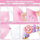 Amandir 139pcs Pastel Donut Balloon Arch Garland Kit Sweet One Ice Cream Birthday Party Decorations Sprinkles Confetti Pastel Balloons for Donut Grow Up Girl Baby Shower Spring Party Supplies by CozyNest Decor