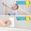 Outlet Covers Babepai 38-Pack White Child Proof Electrical Protector Safety Improved Baby Safety Plug Covers by TinyTreasures Baby Boutique