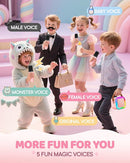 IROO Mini Karaoke Machine for Kids, 2025 TOP Toys Birthday Gifts Ideas for Girls Ages 4, 5, 6, 7, 8, 9, 10, 12+ Years Old, Portable MP3 Player with 3 Wireless Mics for Party by TinyTreasures Baby Boutique