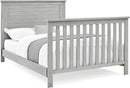 Delta Children Simmons Kids Caden 6-in-1 Convertible Crib with Trundle Drawer, Greenguard Gold Certified, Rustic Mist by TinyTreasures Baby Boutique
