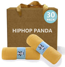 HIPHOP PANDA Baby Washcloths, Rayon Made from Bamboo - 2 Layer Ultra Soft Absorbent Newborn Bath Face Towel - Reusable Baby Wipes for Delicate Skin - Honey, 30 Pack by TinyTreasures Baby Boutique
