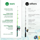 Kids Fishing Pole, Portable Telescopic Kids Fishing Poles for Boys and Girls, Fishing Rod and Reel Combo Kit with Tackle Box, and Fishing Net, Best Fishing Pole for Toddler Youth by TinyTreasures Baby Boutique