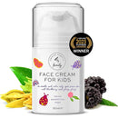 Gentle Face Cream Moisturizer for Kids and Preteens – Nourishing and Calming for All Skin Types – Natural Ingredients: Hyaluronic Acid and Vitamin E - Made in UK 50ml by TinyTreasures Baby Boutique