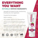 Coral White Kids Bubble Berry Fluoride Free Toothpaste - 4 Ounces (2 Pack) by CozyNest Decor